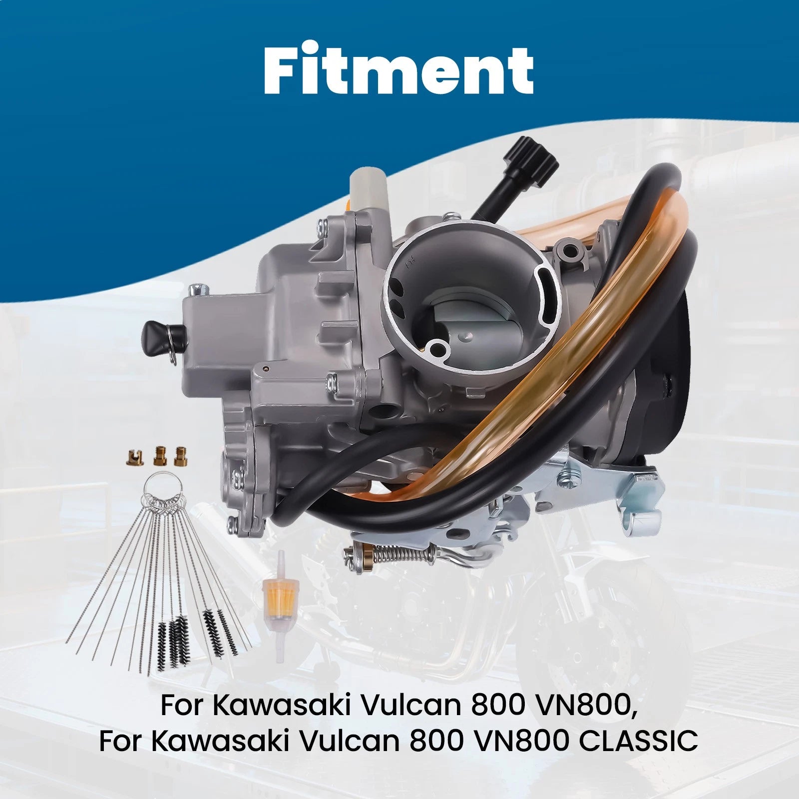 Carburetor for Kawasaki Vulcan 800 VN800 (1995–2005) Replace 15003-1200 15003-1380