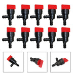 10Pcs 1/4" Gas Fuel Shut Off Valve for B & Stratton Tecumseh (N/A)