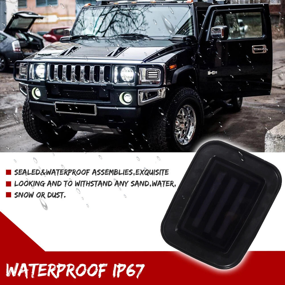 Front LED Side Marker Turn Signal Lights for Hummer H2 (2003–2009)