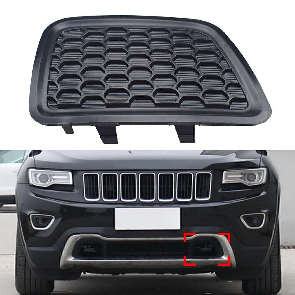 Left Side ABS Lower Grille Tow Hook Insert for Jeep Grand Cherokee (2014–2016)