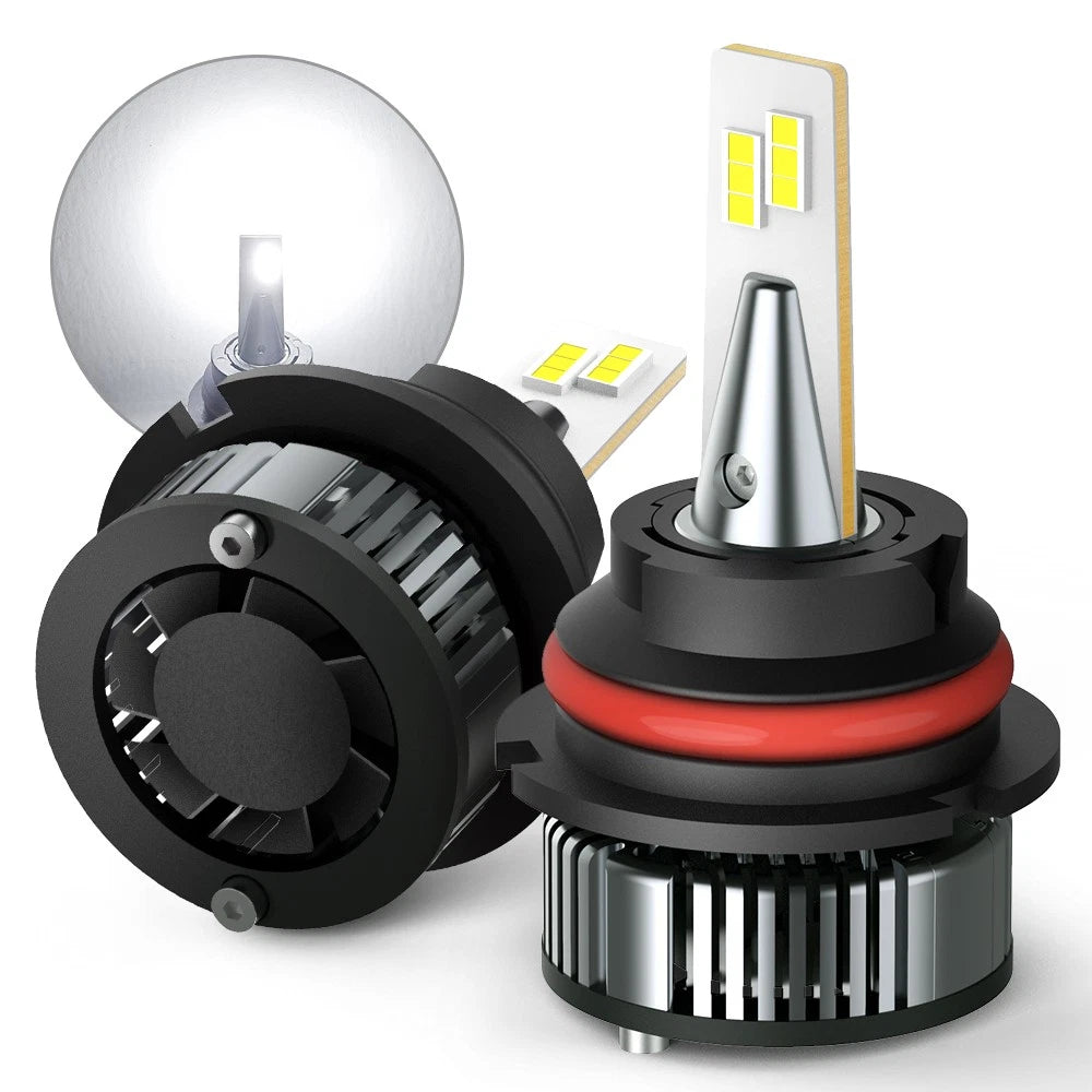AUXITO 9007 HB5 LED Headlight Bulbs Kit for Car (6500K White)
