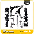 Set of 10 Front Struts Control Arms Ball Joints Tie Rods for Chevy Cobalt HHR