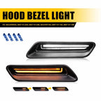 Smoked Sequential Driving Lights for Dodge Ram 1500 Classic (2010–2022)