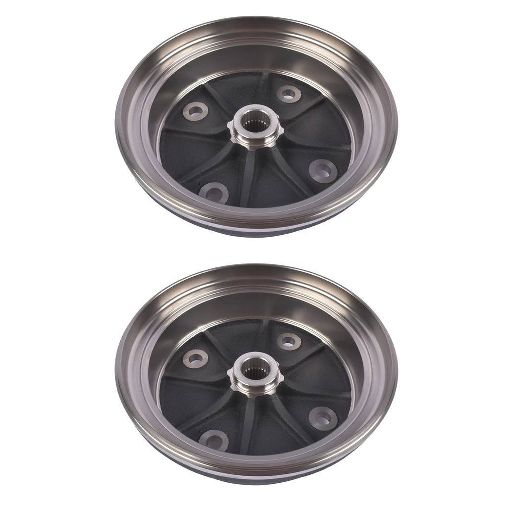2X Rear Brake Drums for Kawasaki Mule (1998–2009)