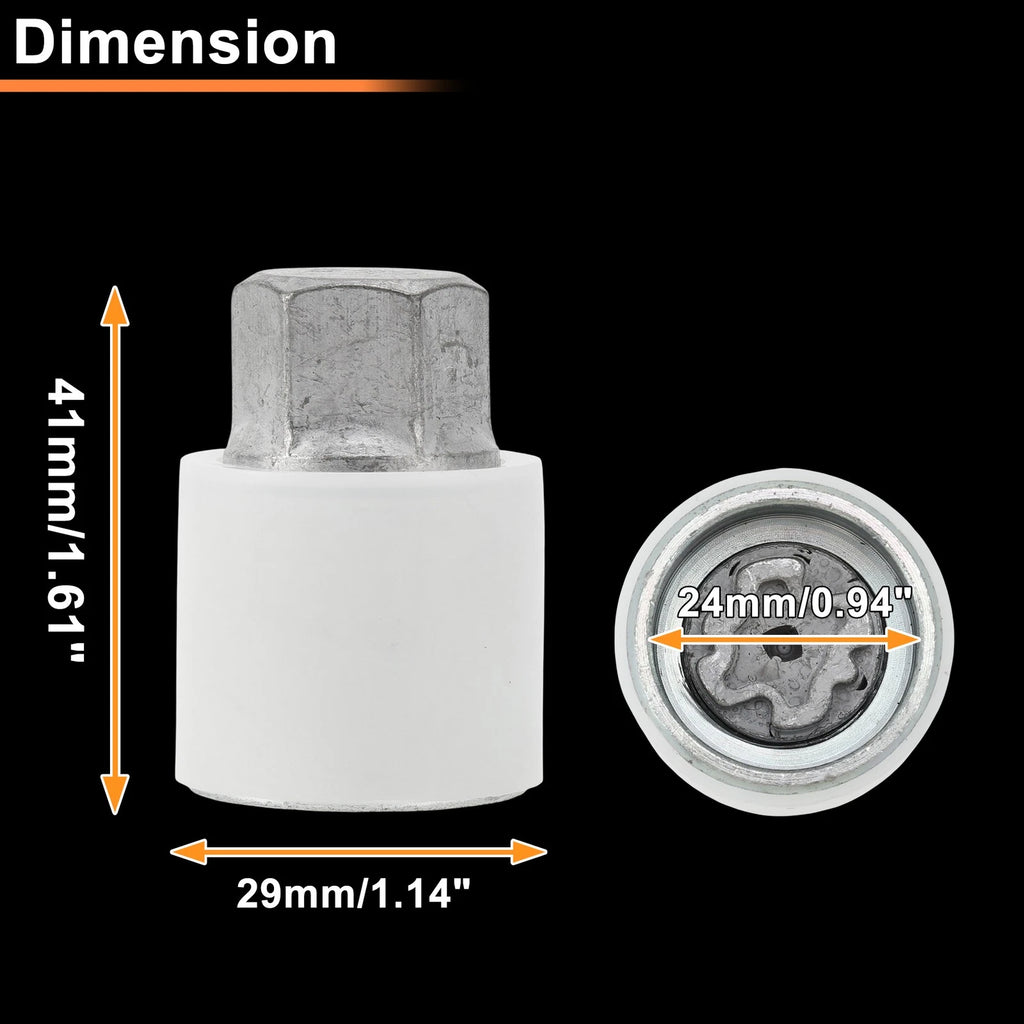 Wheel Lock Lug Nut for Volkswagen Touareg (2004–2017) 534