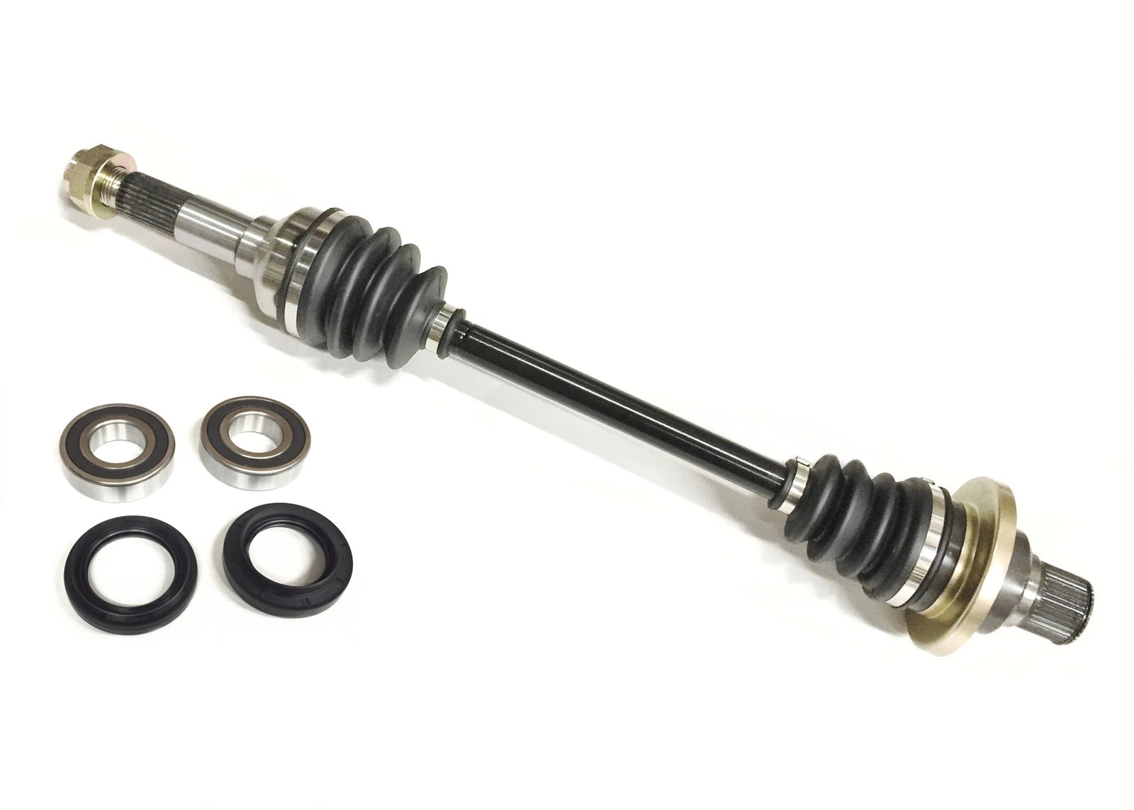 Precision Rear Left CV Axle & Bearing Kit for Yamaha Rhino 450 660 700 (2004–2013)
