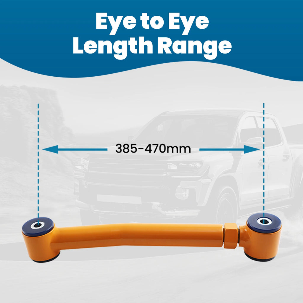 Adjustable Heavy Duty Front Lower Control Arm Kit for Cherokee XJ (1985–1987)