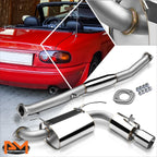 3.5" Rolled Tip Catback Exhaust Muffler for Mazda Miata MX-5 (1990–1997)