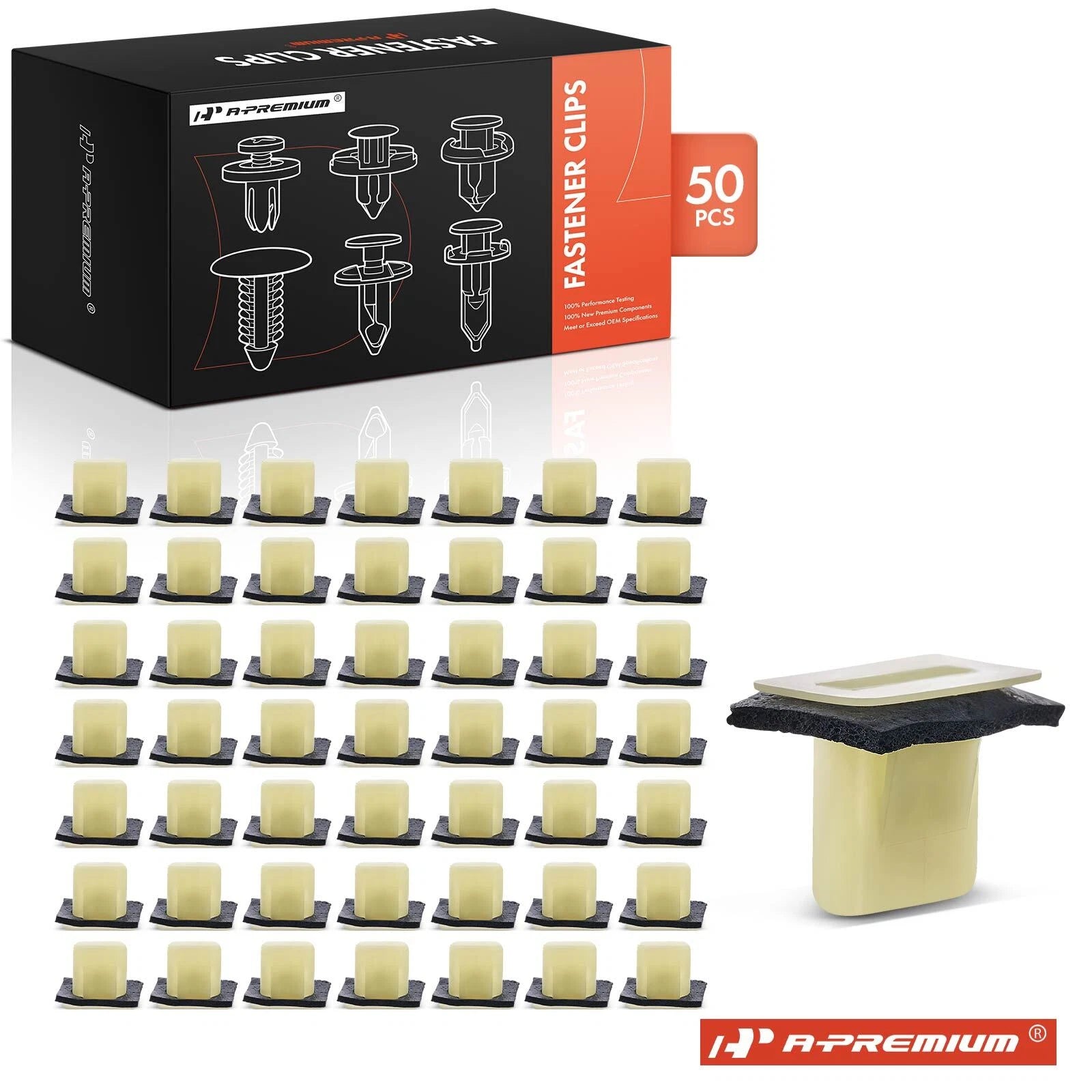50Pcs Grommet Moulding Clip Retainer for Ford Cadillac Lincoln 
