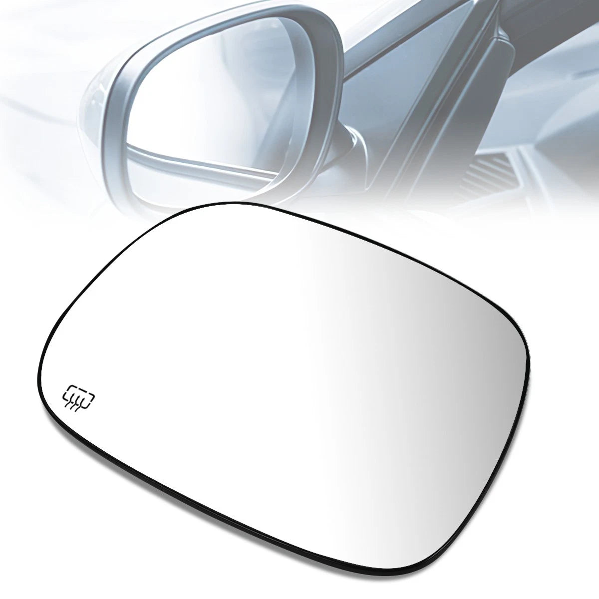 Heated Mirror Glass for Dodge Ram 2500 3500 (2005–2009) Right Replacement