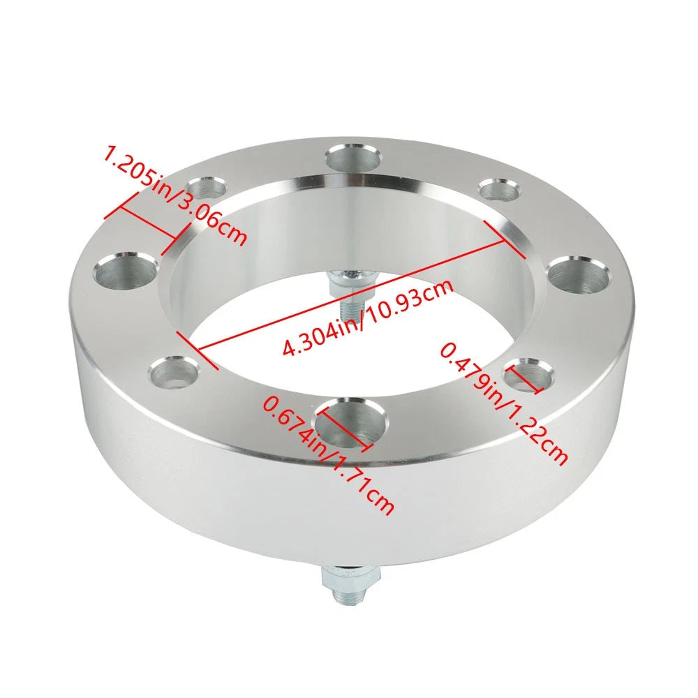 Set of 4 Wheel Spacers for Kawasaki Mule 500 520 550 600 610 (2005–2020)