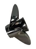 3 x Michigan Wheel 993014 Rapture XHS SS Propeller for RHD