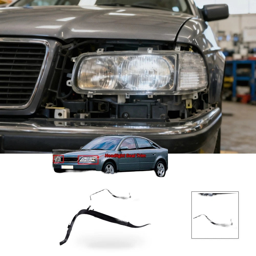 Headlight Sealing Cover Trim Ring Gasket for Audi A6 C5 (2002–2005)