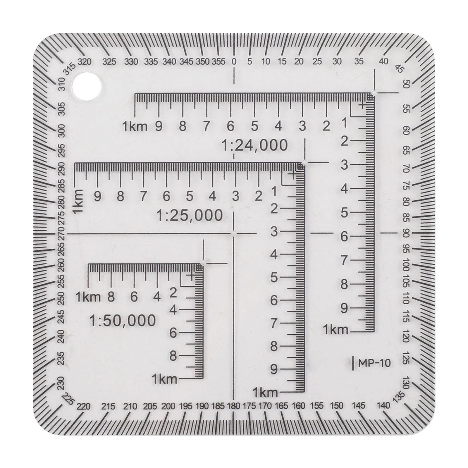 Coordinate Ruler for Geographical Learning Applications (7cm)