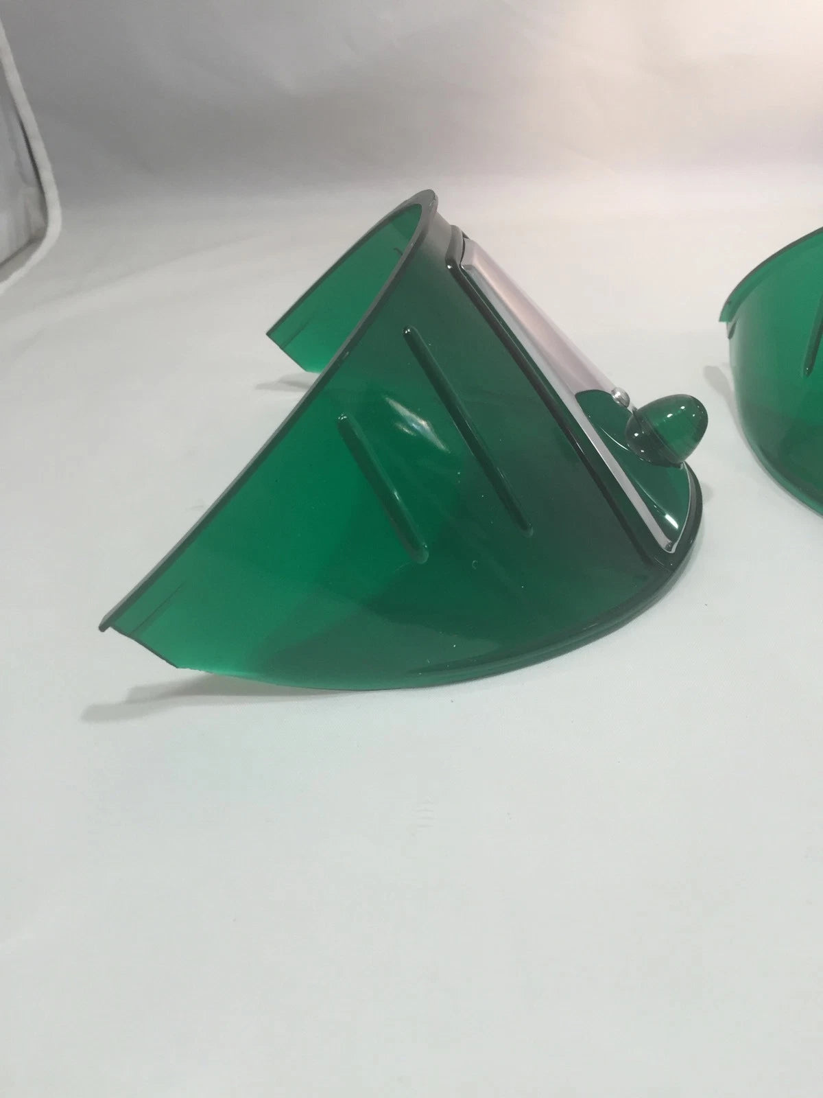 Green Headlight Visors Pair Replacement for Toyota Hilux (2005–2015)