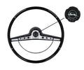 Retro Steering Wheel 15 Inch with Horn Ring for 1963 Chevrolet Impala