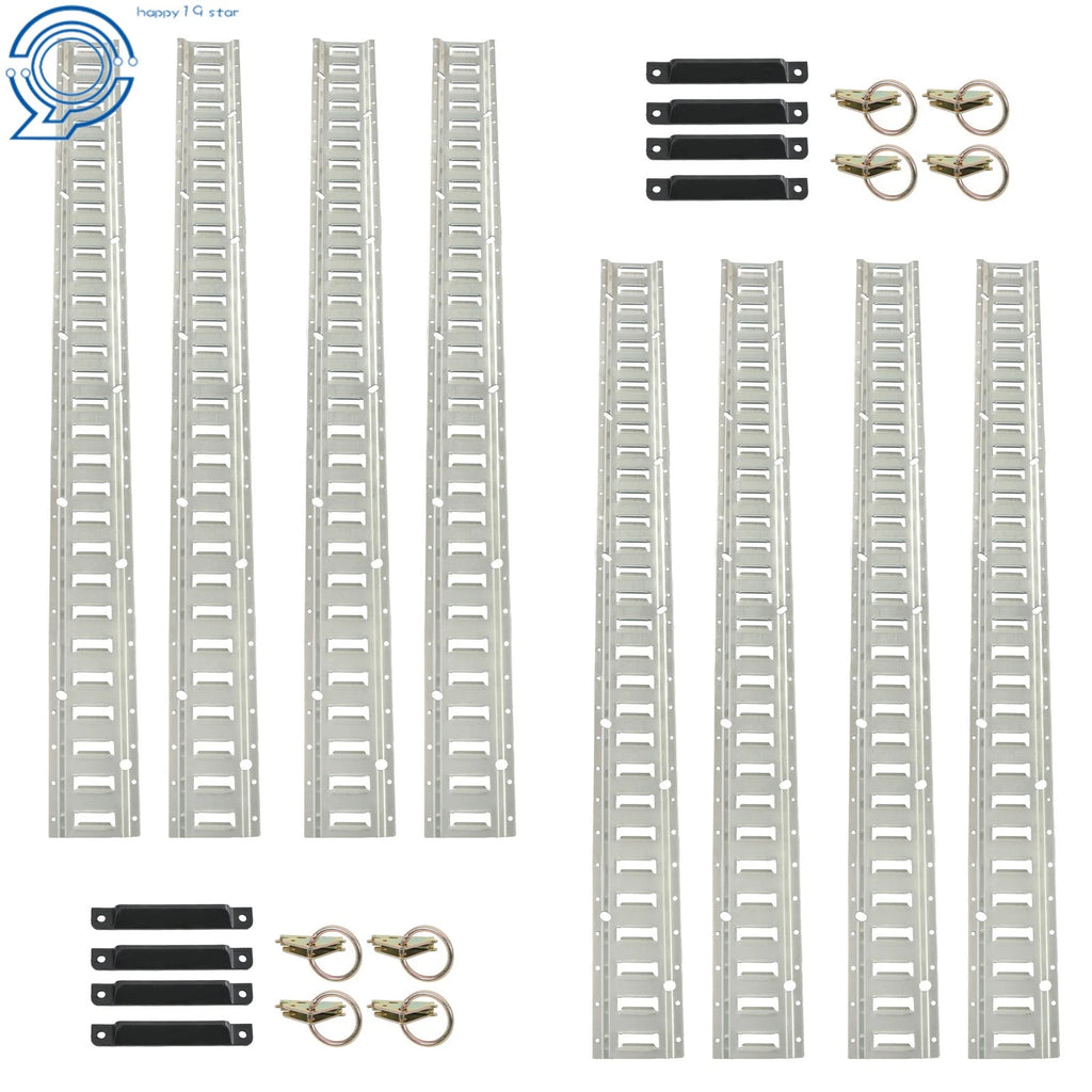 24PCS E Track Rail Tie-Down Kit for E-Track Systems (Fits Various Models)