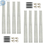 24PCS E Track Rail Tie-Down Kit for E-Track Systems (Fits Various Models)