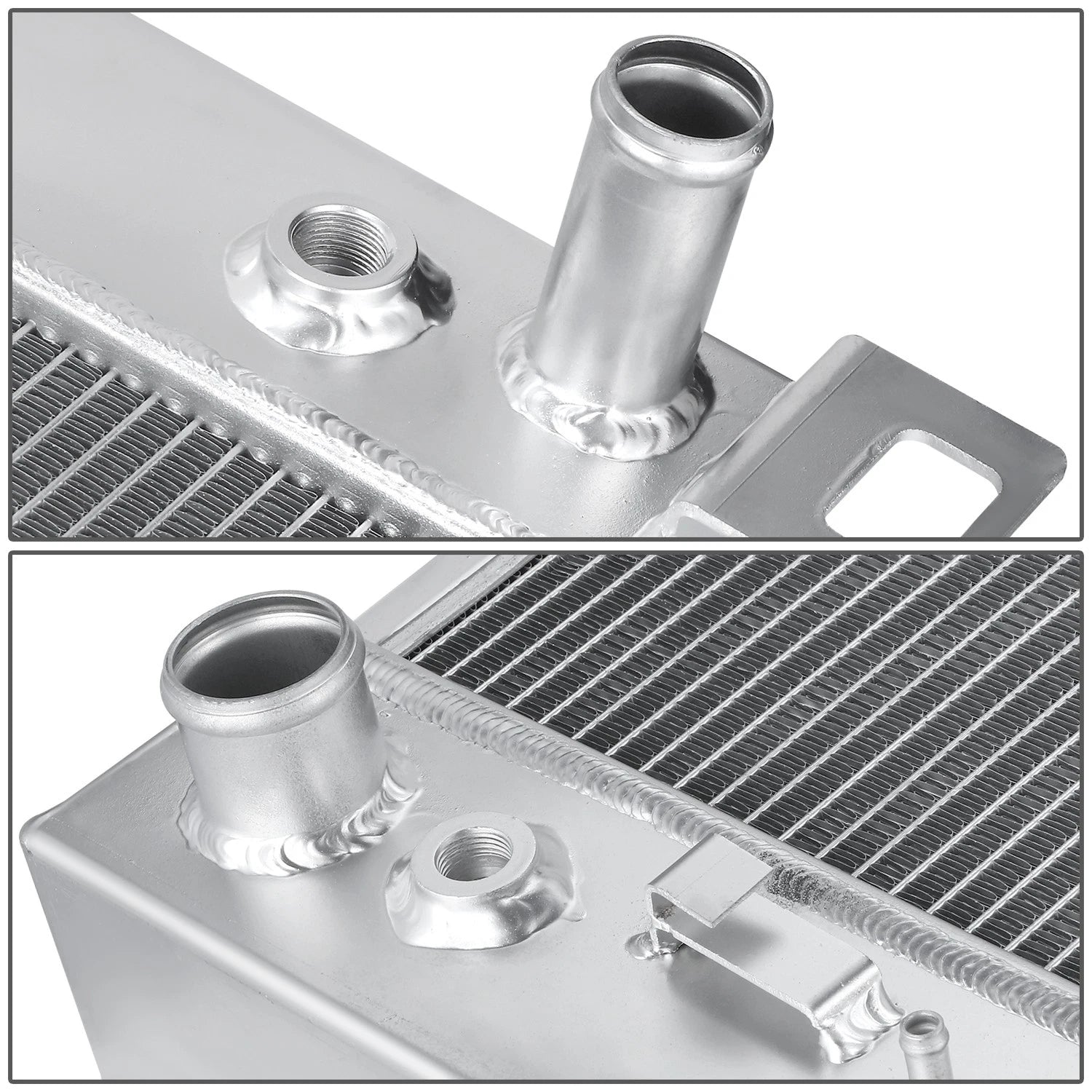 2X Aluminum Core 2 Row Cooling Radiator for Silverado Sierra Yukon (1999–2014) DPI 2370