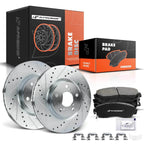 Front Drilled Brake Rotors & Ceramic Pads for Honda Odyssey (2011–2014)