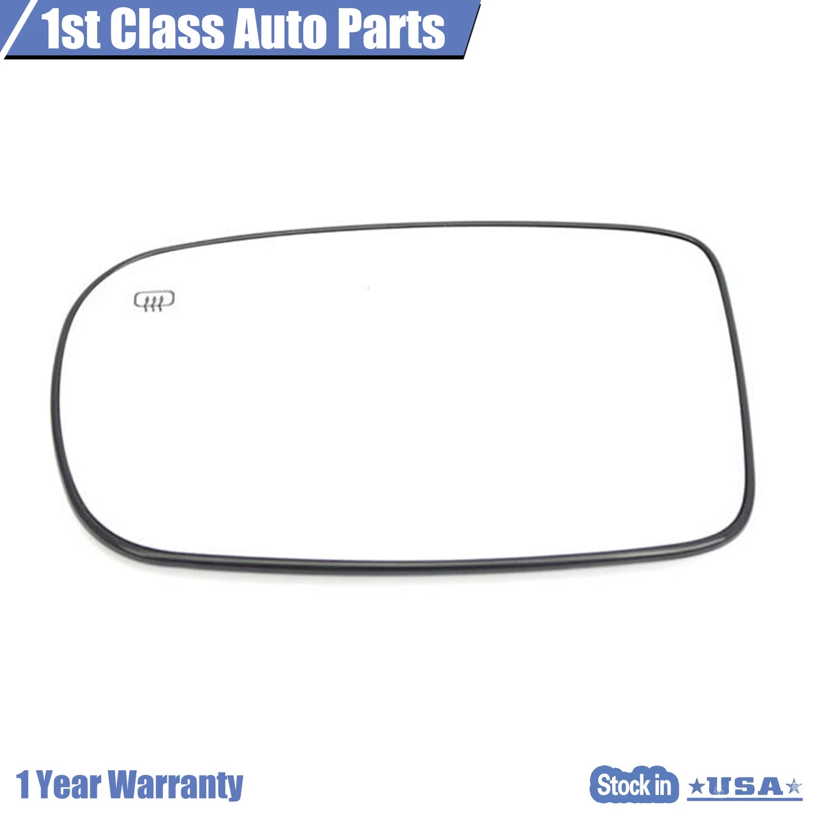 Rear View Mirror Glass + Backplate Left for Chrysler 200 300 Dodge Charger (2011–2021)