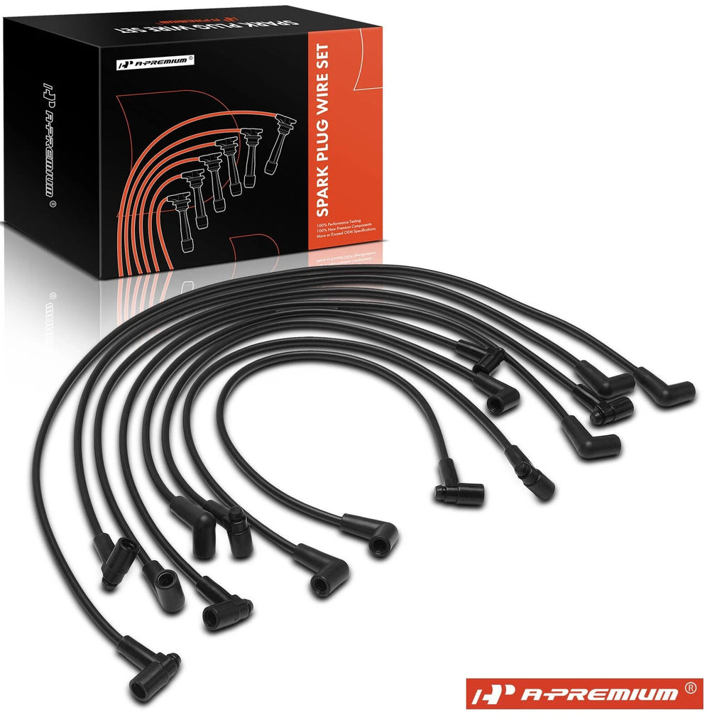 8x Spark Plug Wire Set for Chevy Malibu (1974â1977)