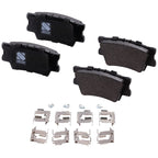 Set of 4 Rear Brake Pads for Toyota Camry, RAV4, Avalon, Lexus ES350