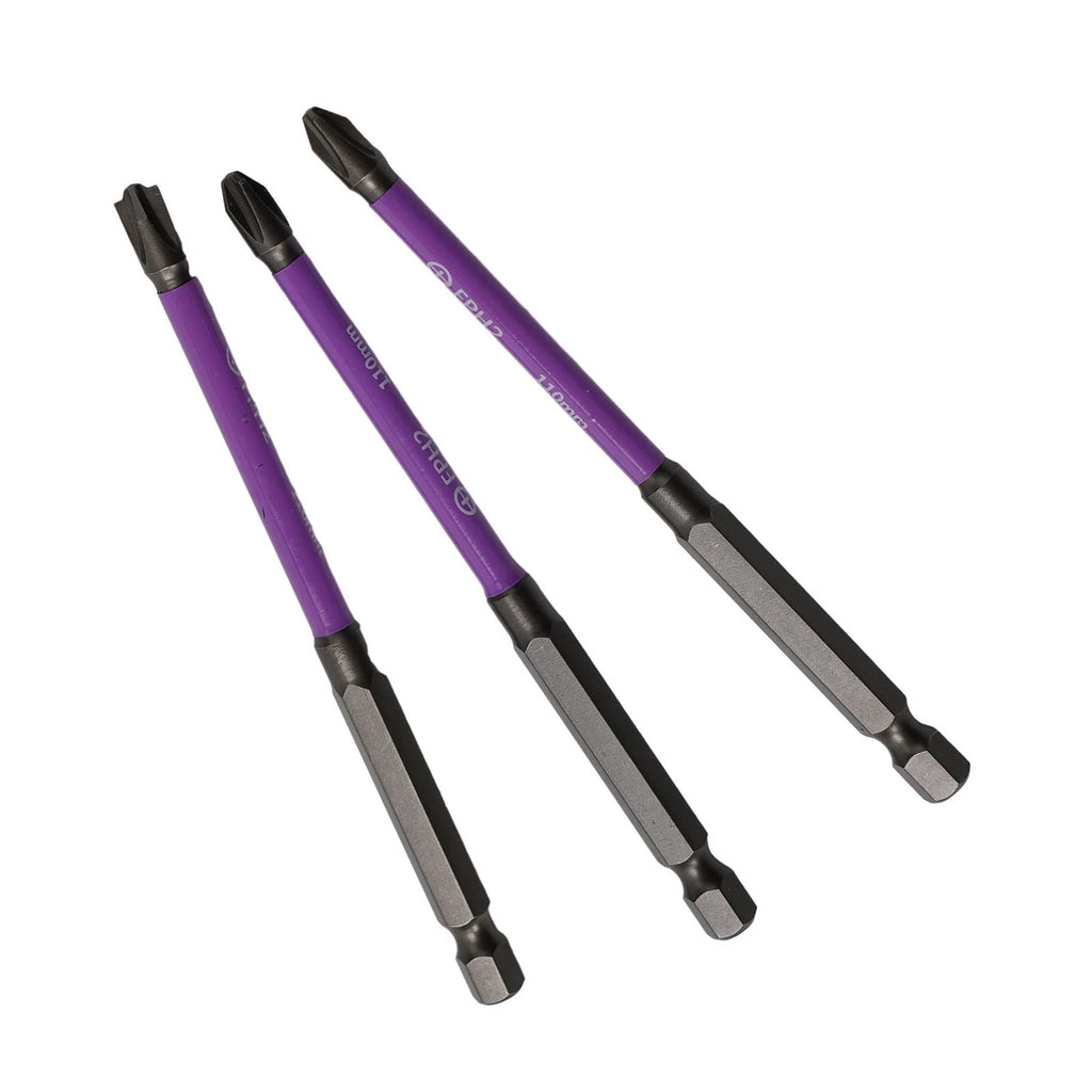 6PC Magnetic Cross Screwdriver Bit Set for Electrician FPH2 with Magnetizer
