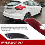 2X Red Reflector Panel for Ford Focus Hatchback (2015–2018)