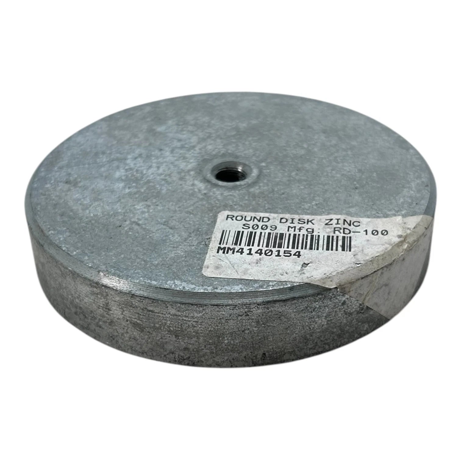 Zimar RD-100 Marine Round Disk Zinc Anode 3 7/8'' for Marine Applications