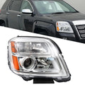 Headlight for GMC Terrain (2010–2015) Halogen Chrome RH/Passenger Side