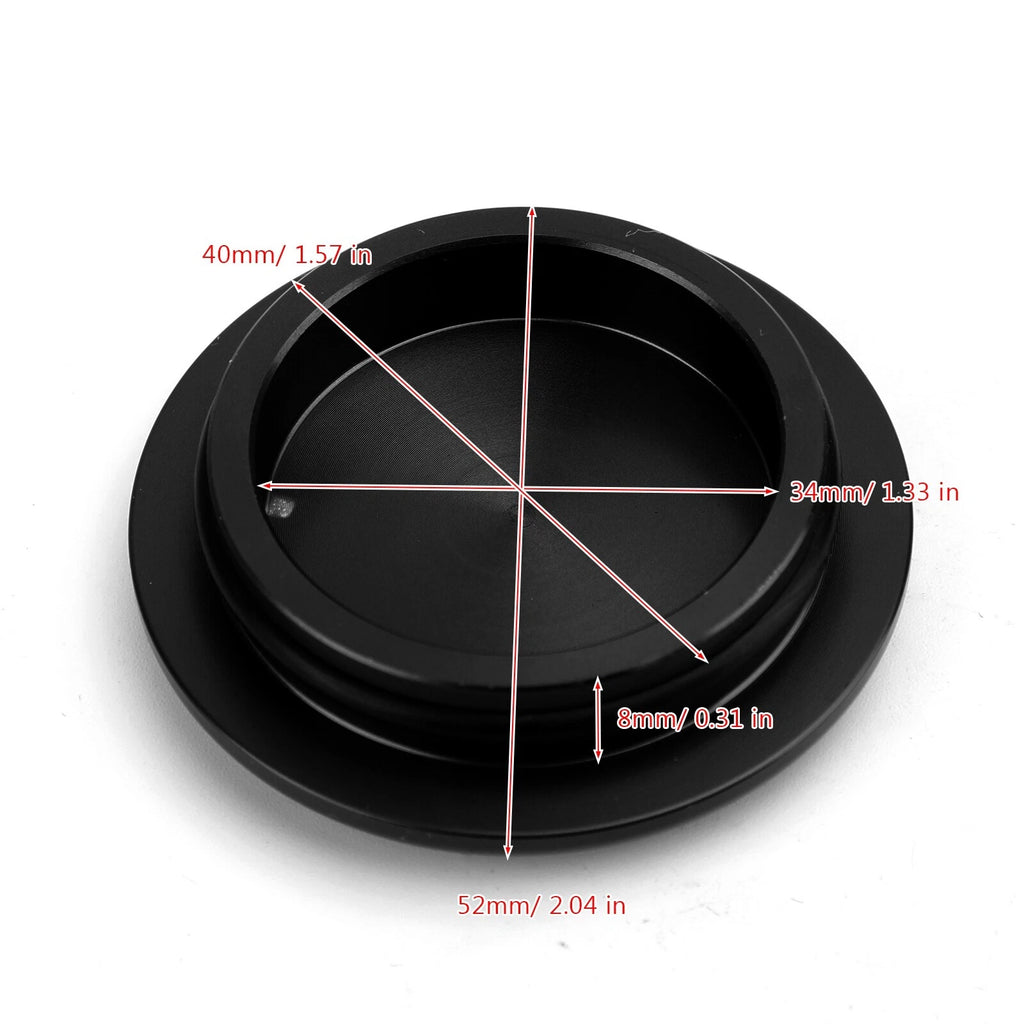 Billet Aluminum Hole Frame Plug Cap for Kawasaki EN650 Vulcan S (2015–2023)