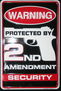 WARNING Sign for Man Cave Cabin Shop Owner Home