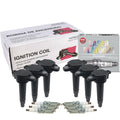 Set of 6 Ignition Coils & 6 NGK Laser Platinum Spark Plugs for Chrysler Dodge