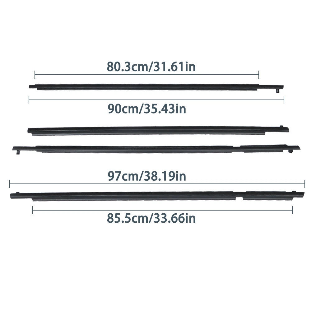 Window Weatherstrip Seal Belt Trim for Toyota RAV4 (2006–2008)