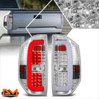 3D LED Tube Bar Tail Light for Tundra (2014–2021) Chrome Housing