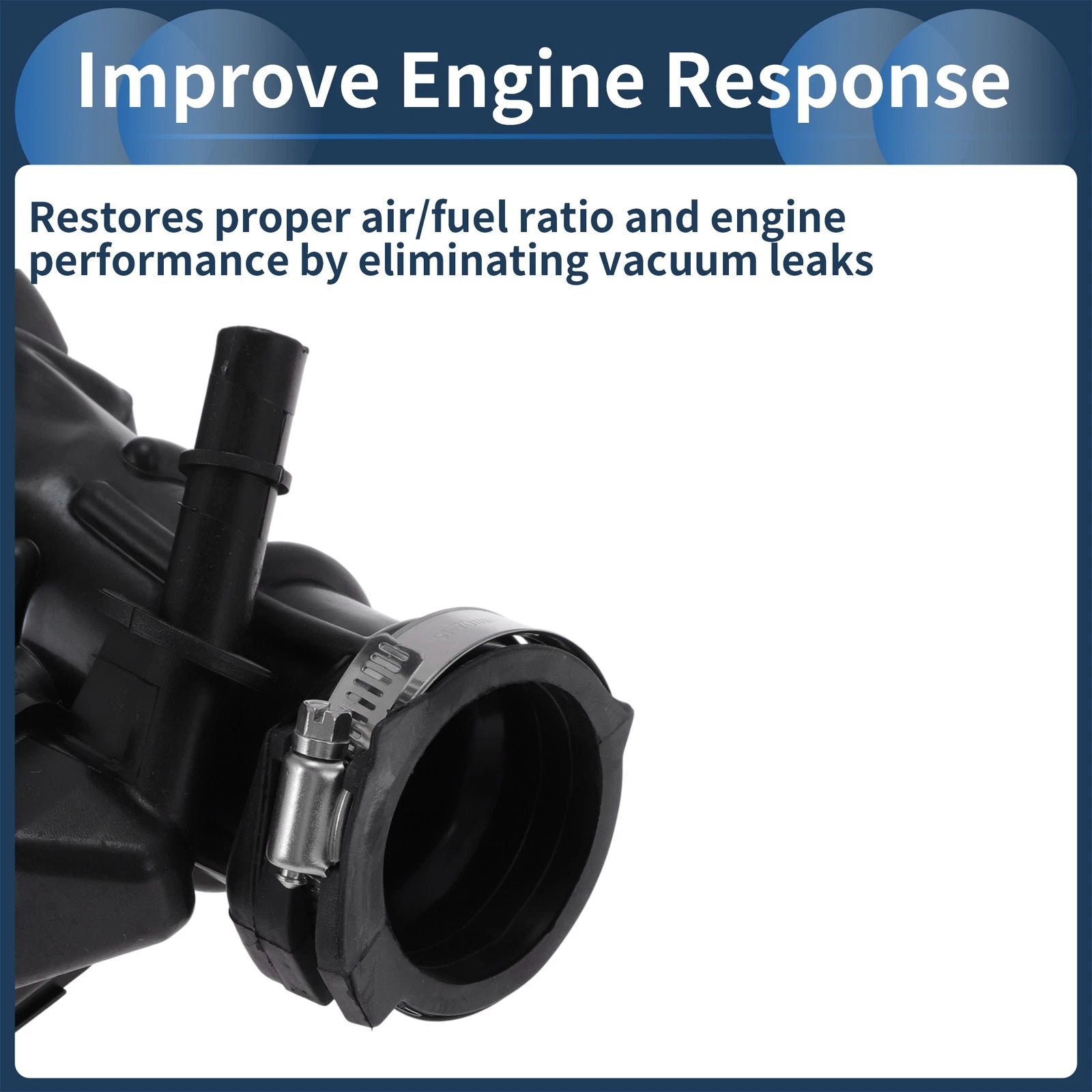 Engine Air Intake Hose for Chevrolet Malibu 1.5L Turbocharged (2016–2023) No.696409 Rubber