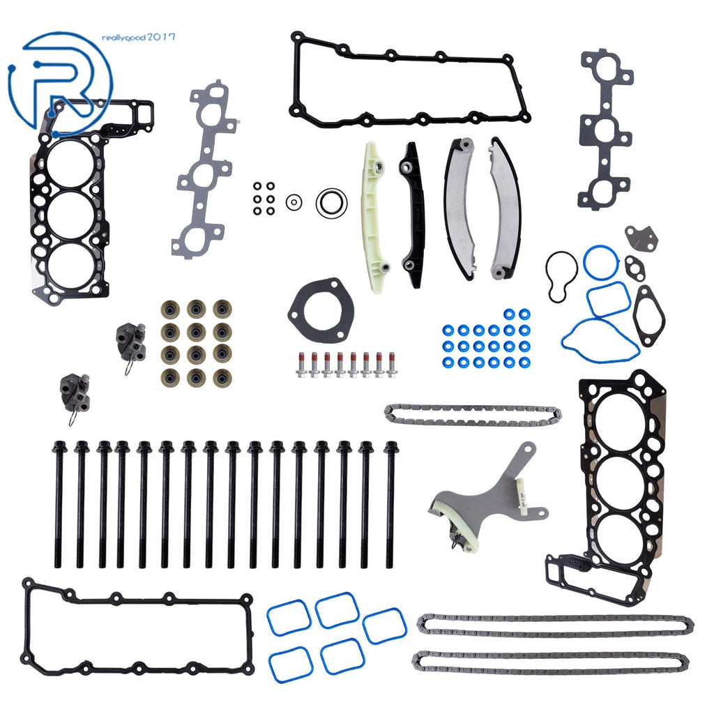 Timing Chain Kit and Head Gasket Bolt Set for Jeep Liberty (2004–2012)