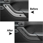 4 x Interior Door Handle Cover Trim for Jeep Wrangler JK (2011-2017)