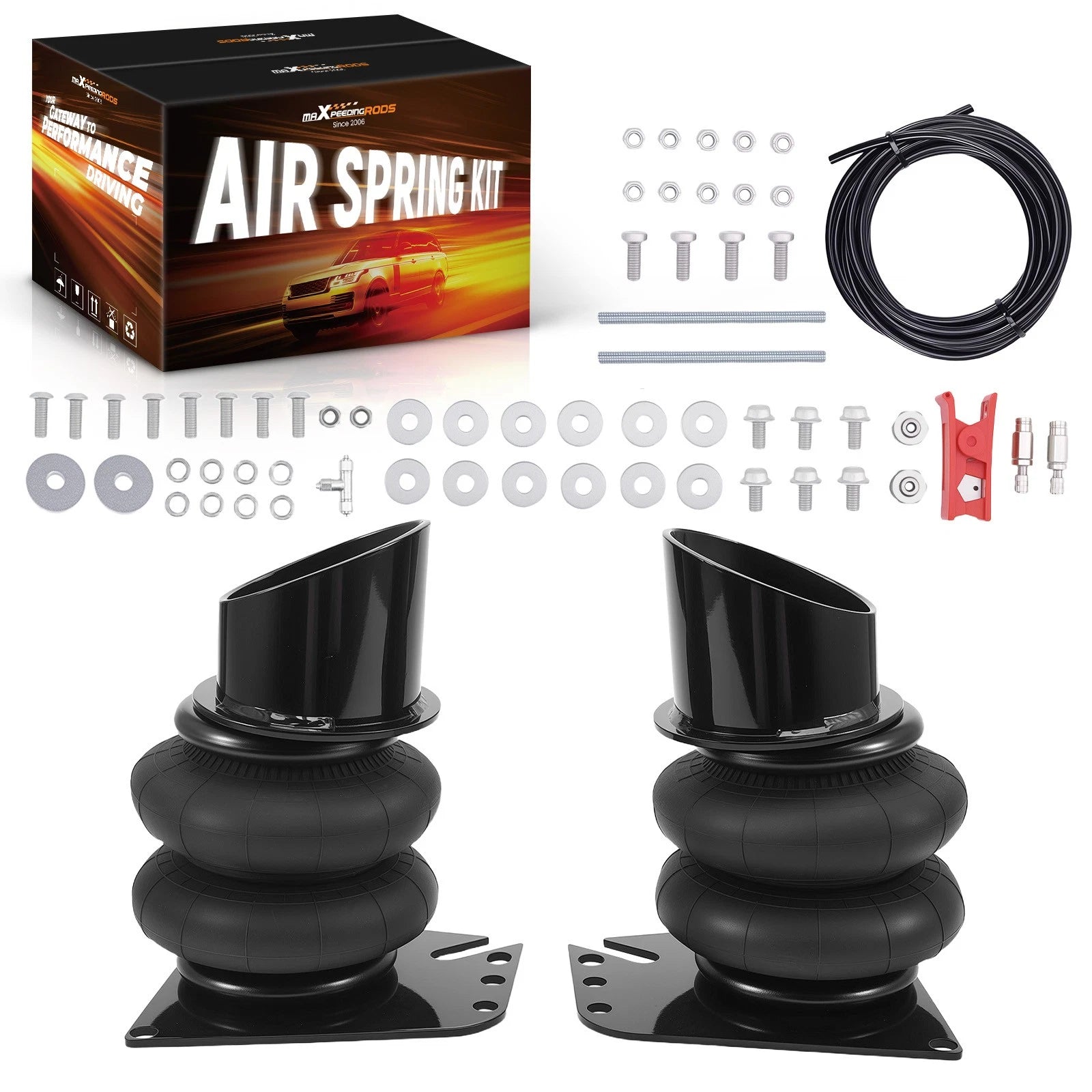 Set of 4 Air Springs with Wireless Controller for Chevy Bel Air (1958–1964)