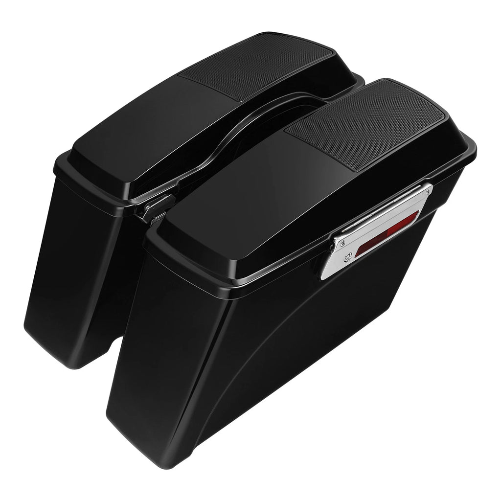 Hard Saddlebag Speakers Lid w/Conversion Bracket for Harley Softail (1984–2017)