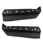 Set of 2 Primered Steel Rear Bumper Ends for Ford F150 (2015–2020)
