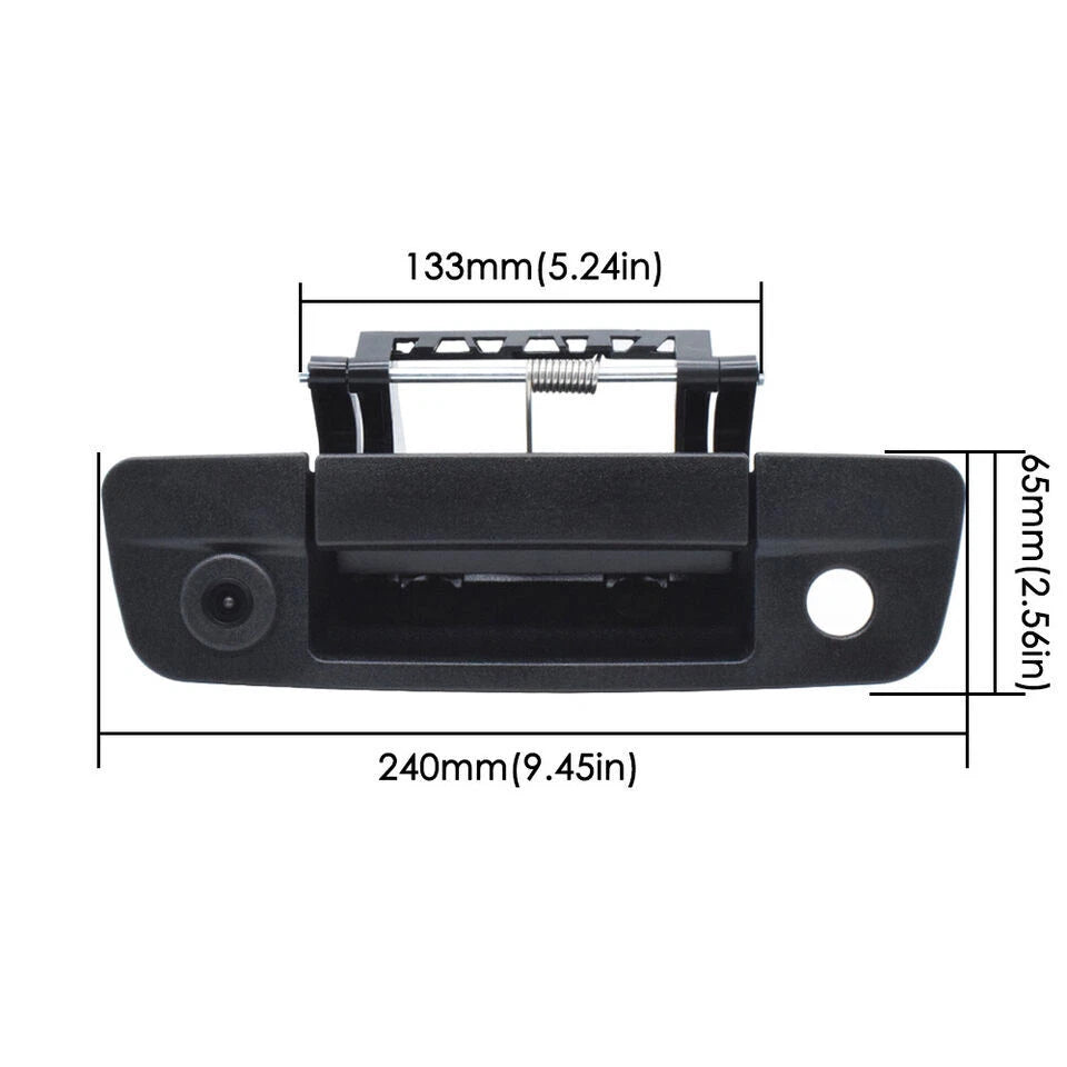 Tailgate Handle Backup Camera for Dodge Ram 1500 2500 3500 (2009–2017)