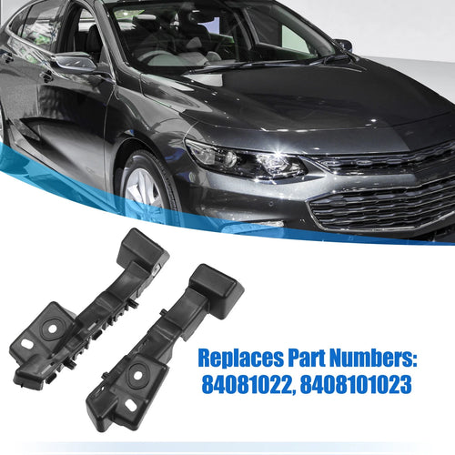 1 Pair Front Bumper Mounting Support Bracket 84081022 for Chevy Malibu (2016)