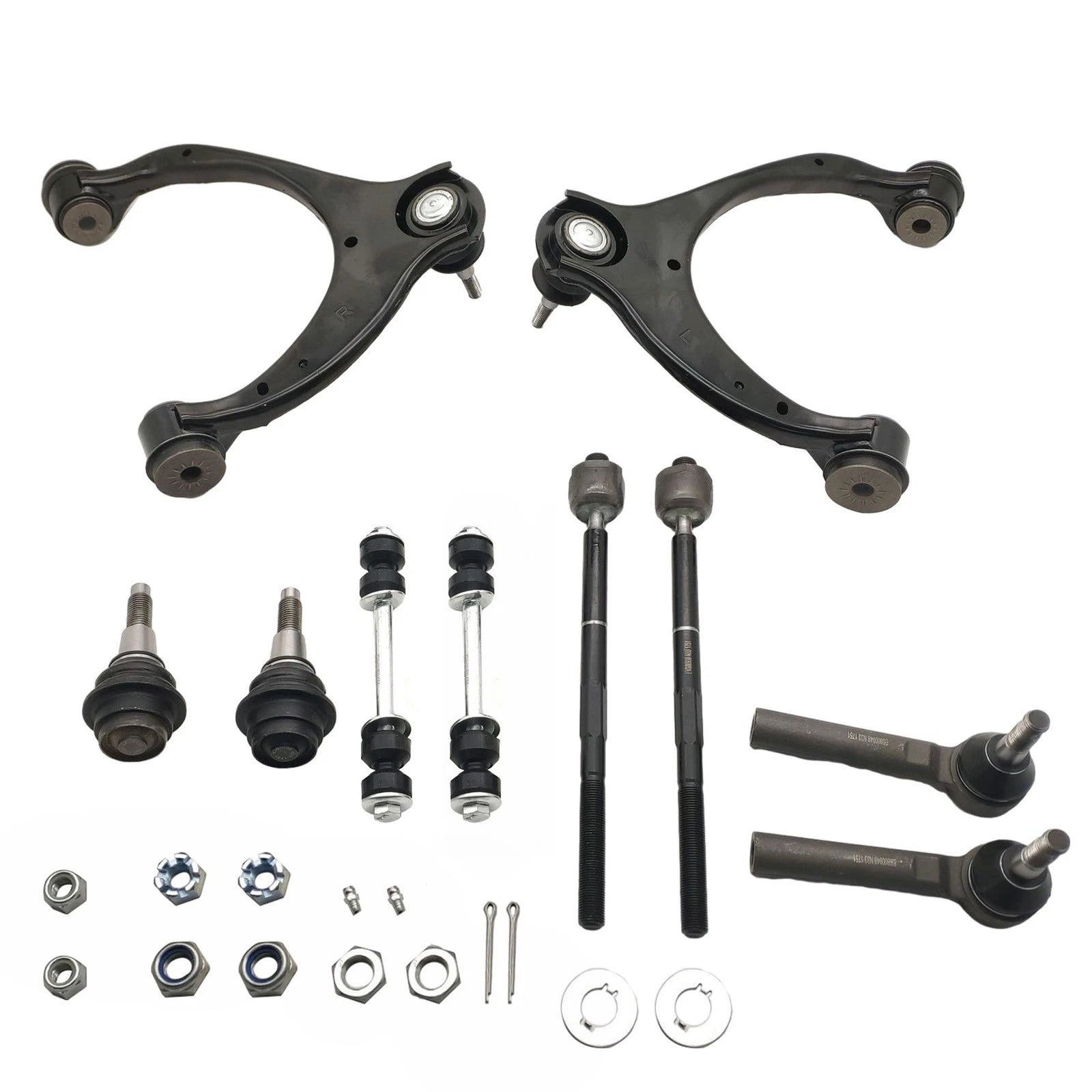 Set of 10 Front Upper Control Arms Tie Rods for Yukon Silverado Sierra 1500 (2014–2019)