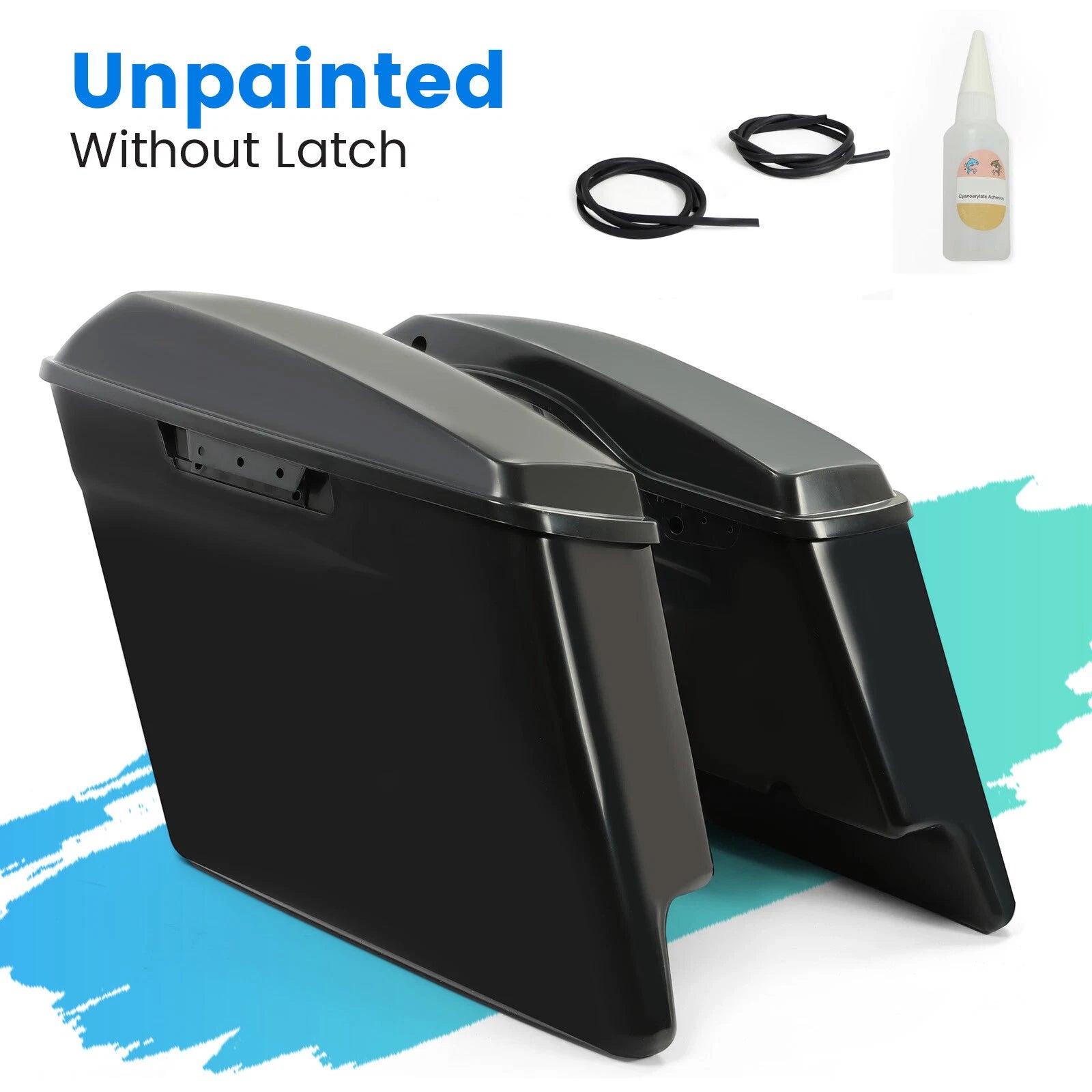 5" Stretched Saddlebags for Harley Touring Road King Glide (2014–2024)