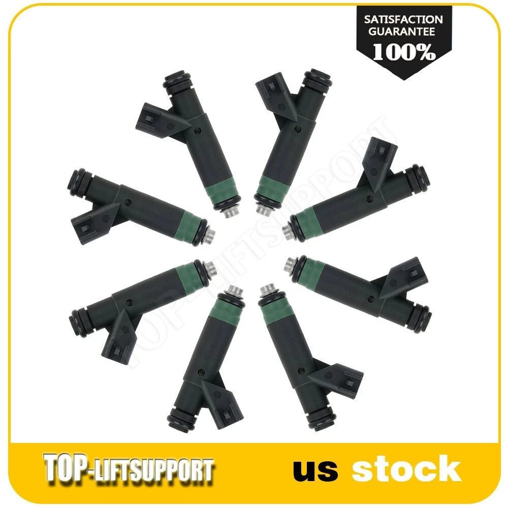 Set of 8 Fuel Injectors for Mitsubishi Raider Dodge Ram 1500 4.7L