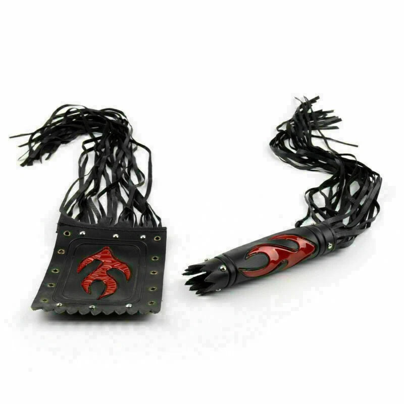 Synthetic Leather Fringe Handle Grip Cover for Cruiser Chopper
