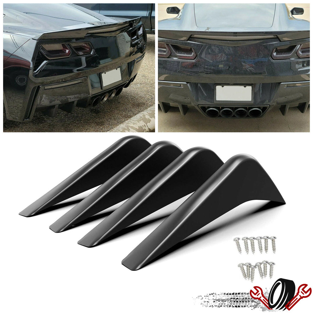 Rear Bumper Air Diffuser Fin Body Kit for Chevrolet Corvette C7 (2014–2020)