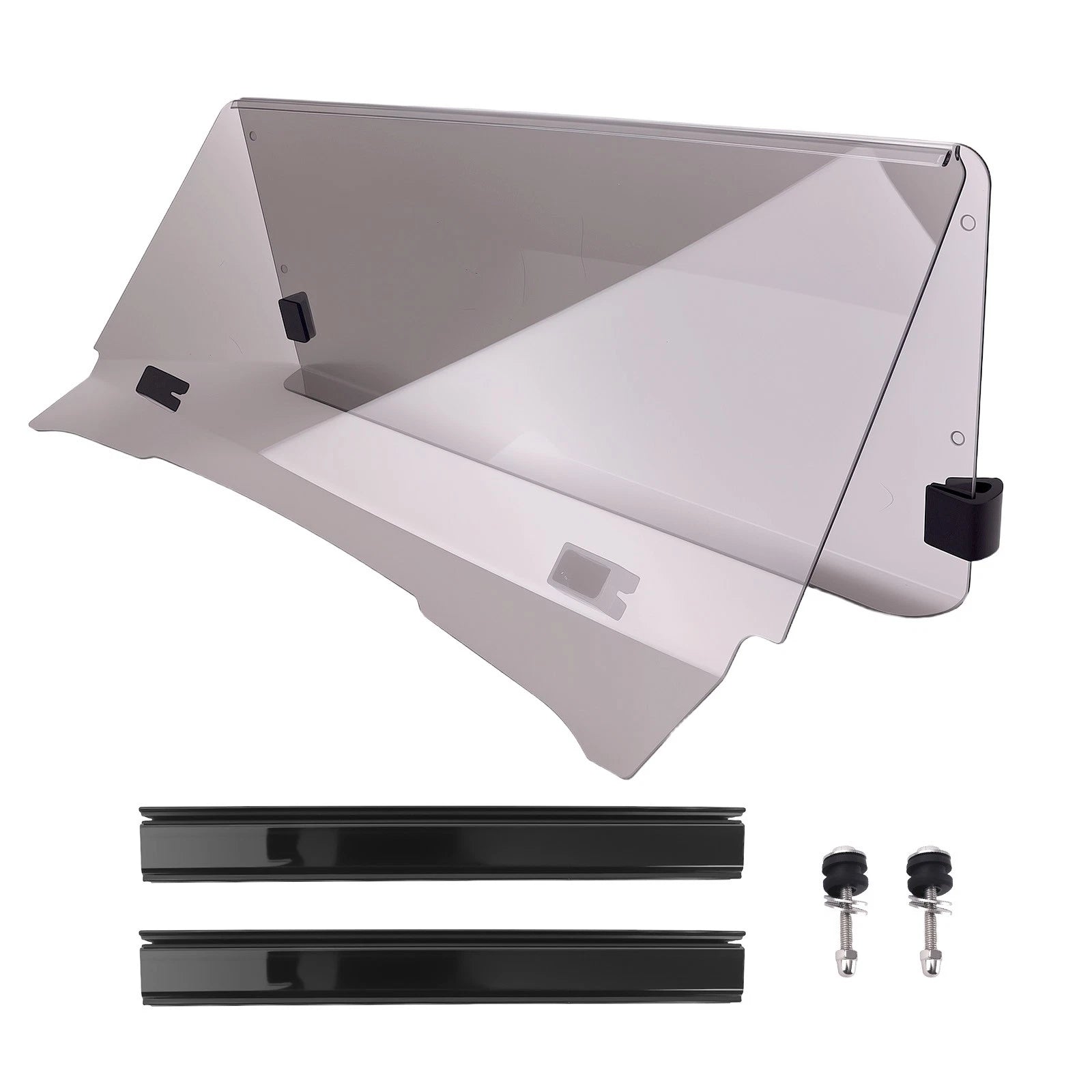 Front Windscreen Shield for EZGO TXT Medalist Golf Cart (1994–2014) Smoke Tinted